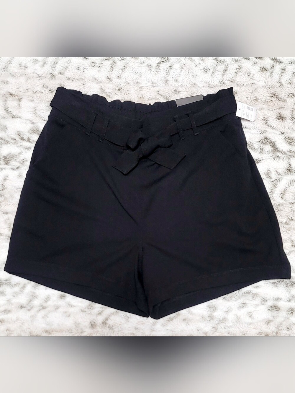 NEW Maurices Women’s Black Tie High Waist Shorts